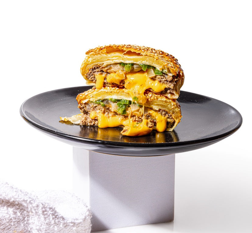 Cheeseburger Beef Wellington